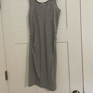 H&M striped maternity dress